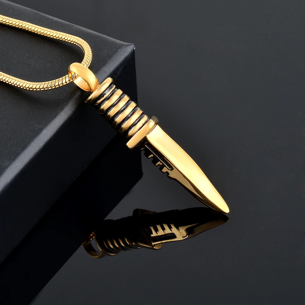 Панк ювелирные изделия из нержавеющей стали кремации золы урн ожерелья для