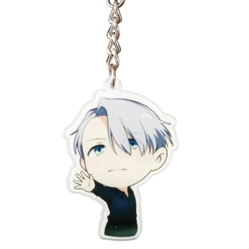 Meetcute 1/2/6 хит продаж акриловый Юри на льду брелок Аниме Юрий Виктор Брелок кацуки