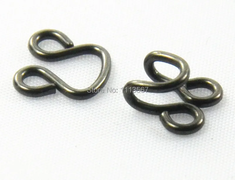 Металлические крючки удлинителя и застежки глаза 100 шт. пошив одежды кнопки для 16