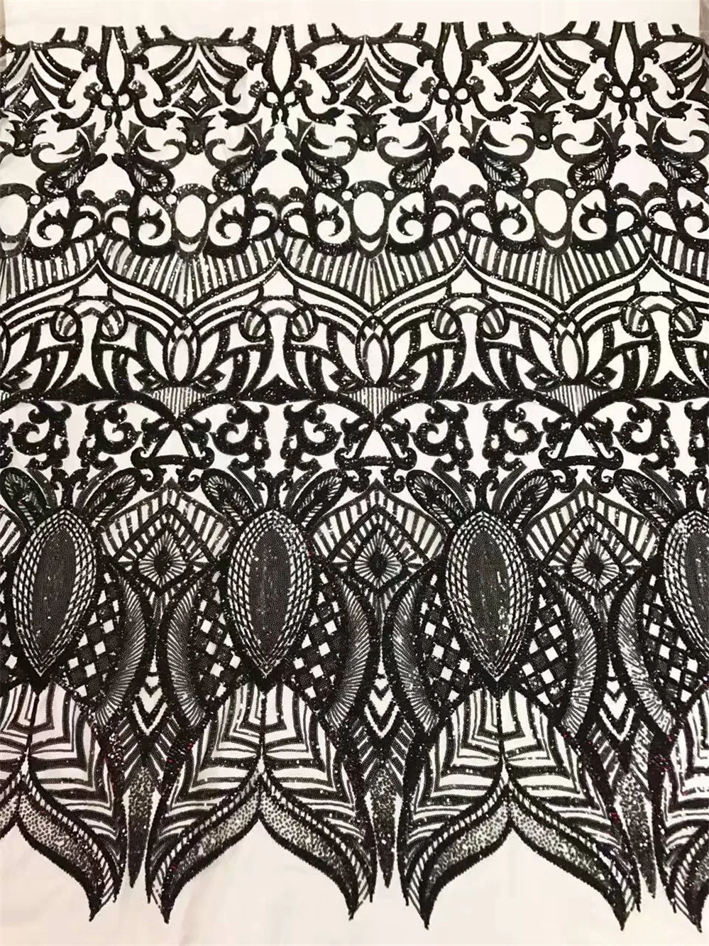 Новый дизайн французская кружевная ткань с блестками африканская 5 ярдов/партия