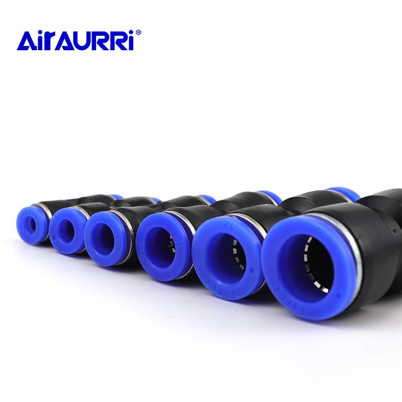 Быстроразъемный пневматический штуцер диаметр 4 6 8 10 12 14 16 мм для шланга прямой
