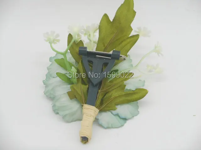 Shabby шикарные свадебные поддельные Scabiosa Gysophila цветок Бутоньерки для мужчин бизнес