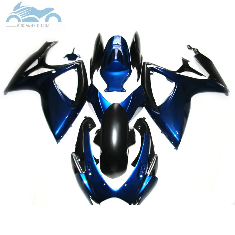 

Custom Injection Fairing kits for SUZUKI GSXR600 750 2006 2007 motorcycle fairings kit GSXR750 GSX R600 K6 06 07 dark blue parts