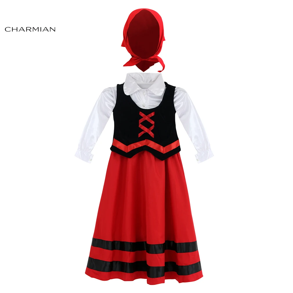 Charmian/немецкие костюмы горничной Октоберфест для девочек Детские вечерние