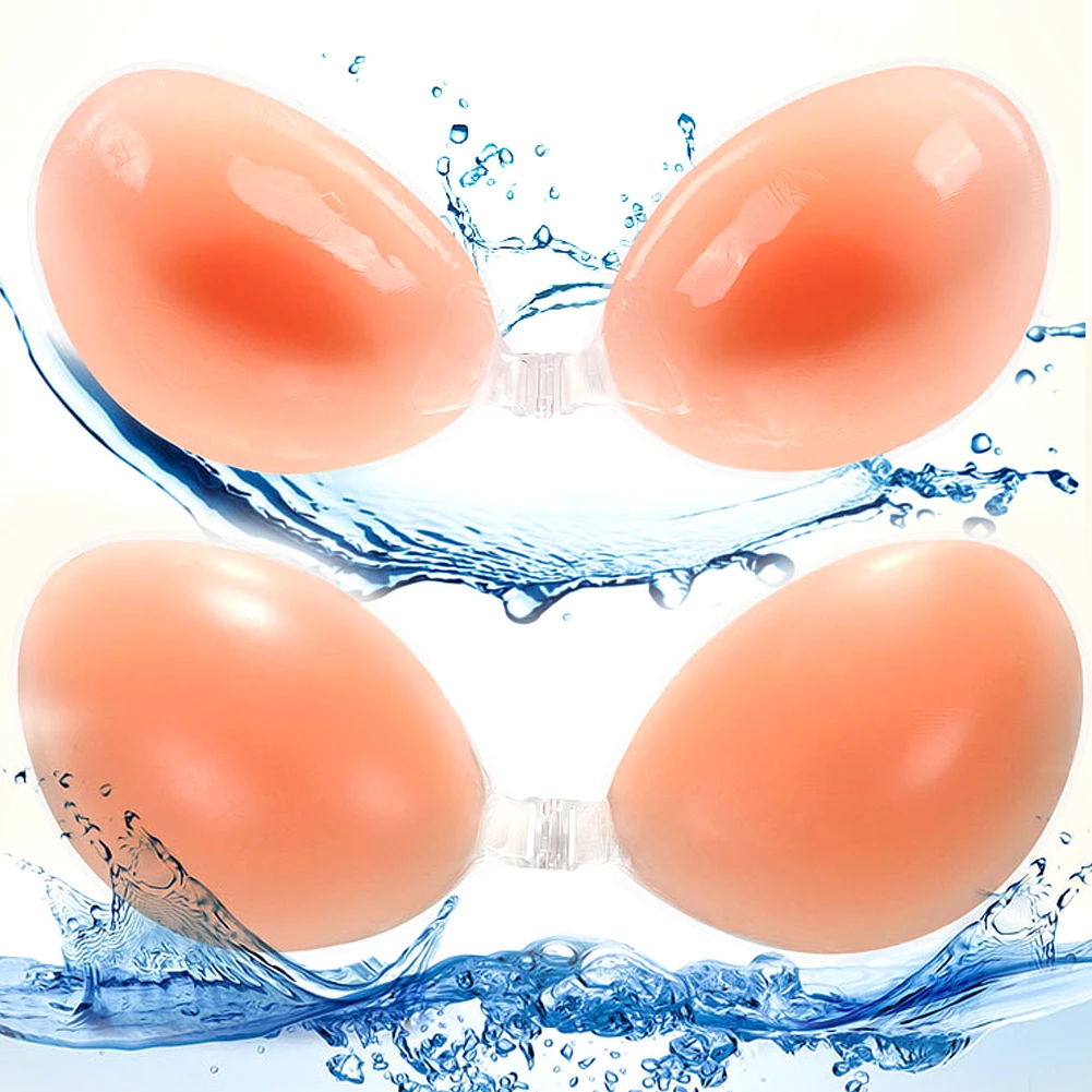 Женский сексуальный бюстгальтер пуш ап самоклеющийся силиконовый бесшовный