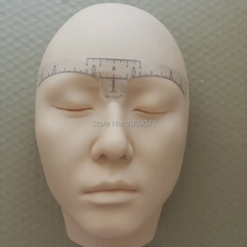 100 шт. Новое поступление Одноразовые трафареты для бровей шейпер линейка