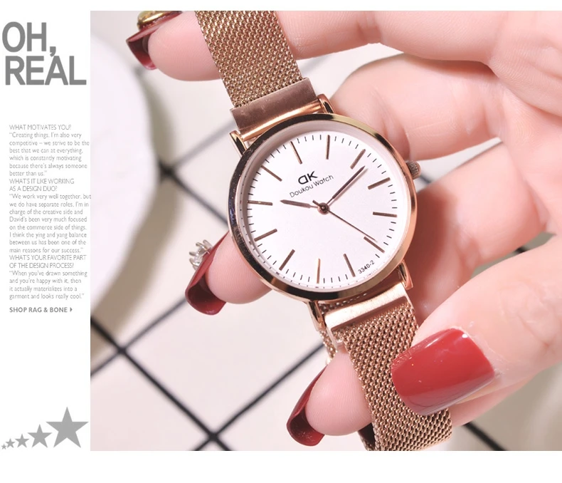 Relogio Feminino, женские часы с магнитом, женские часы, розовое золото, наручные часы, повседневная молодежная мода, тренд, простые женские часы, reloj mujer