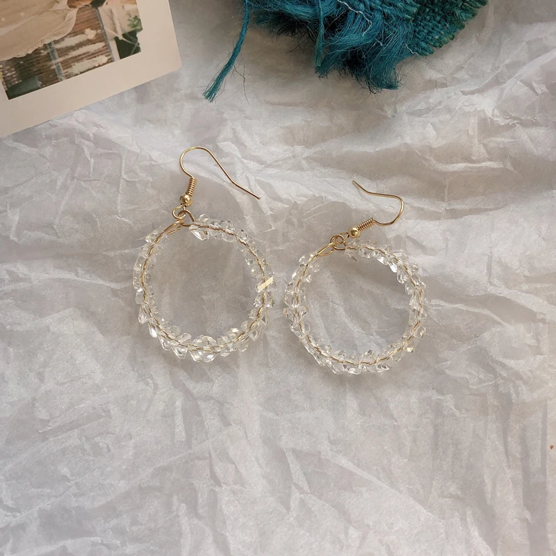 Серьги Корея элегантные для женщин Мода kolczyki oorbellen pendientes mujer moda 2019 застежка кольцо