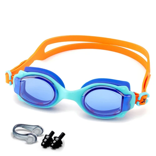 Not myopia goggle Оптические очки для плавания, для детей, анти-туман, рецепт, очки для плавания, для детей 3-15 лет, близорукость, спортивные очки, диоптрий для бассейна - Цвет: Not myopia goggle
