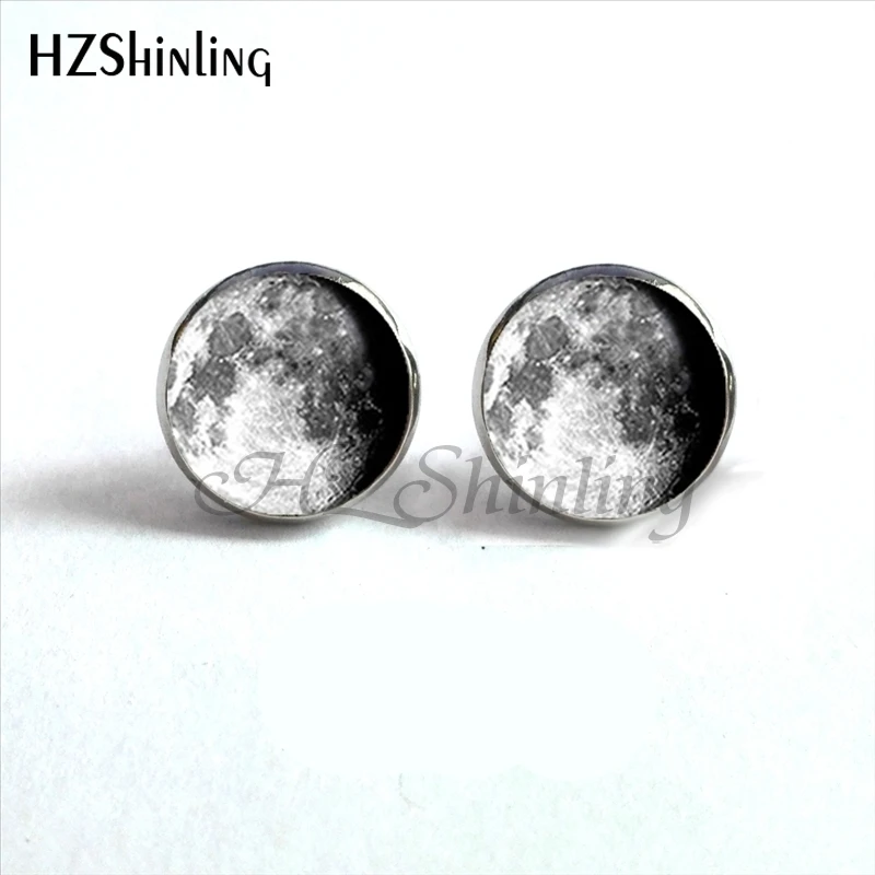 Женские серьги гвоздики в виде полумесяца|ear nail|earings galaxymoon stud earring |