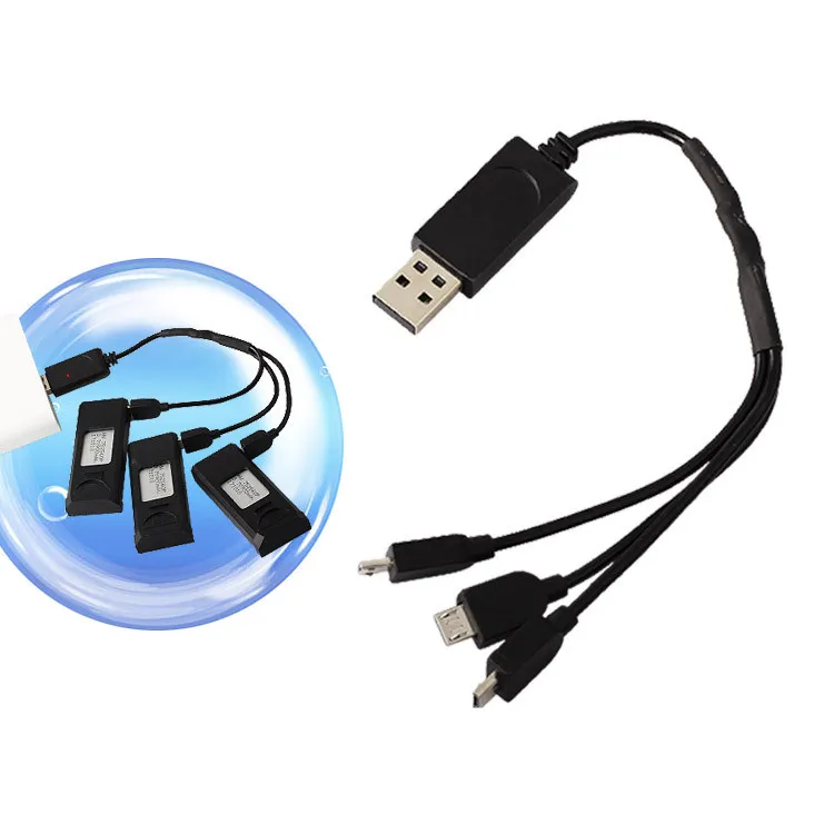 1 шт. 3 в USB зарядный кабель для XS809 dm107 S RC Quadcopter запасные части батареи параллельный