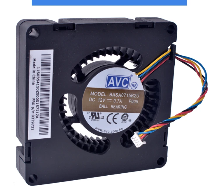 AVC BASA0715B2U 7015 70x70x15 мм 12 В 0.70A IBM lenovo M92p Вентилятор охлаждения 70 мм вентилятор Турбовентилятор