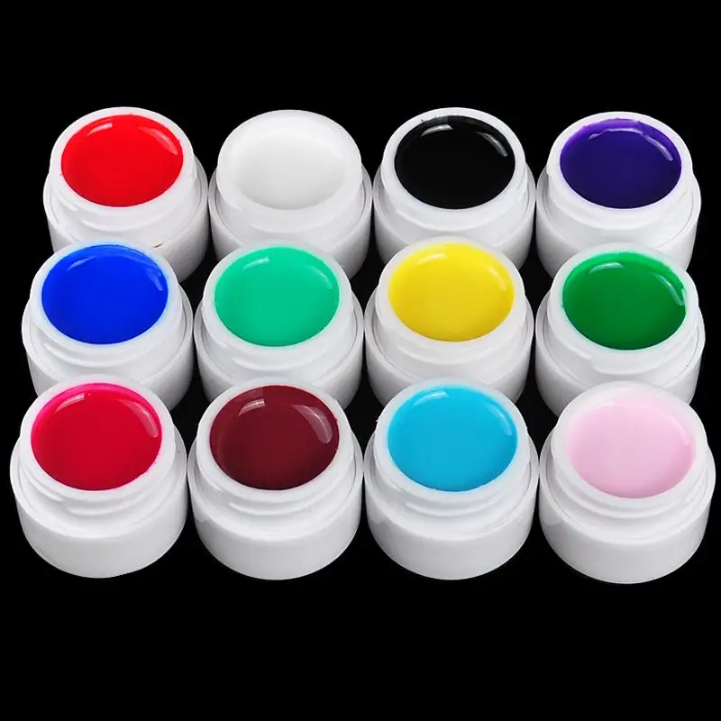 Biutee Новые Pro 36 Вт UV GEL Белый лампы и 12 Цвет УФ гель Дизайн ногтей инструмент Наборы
