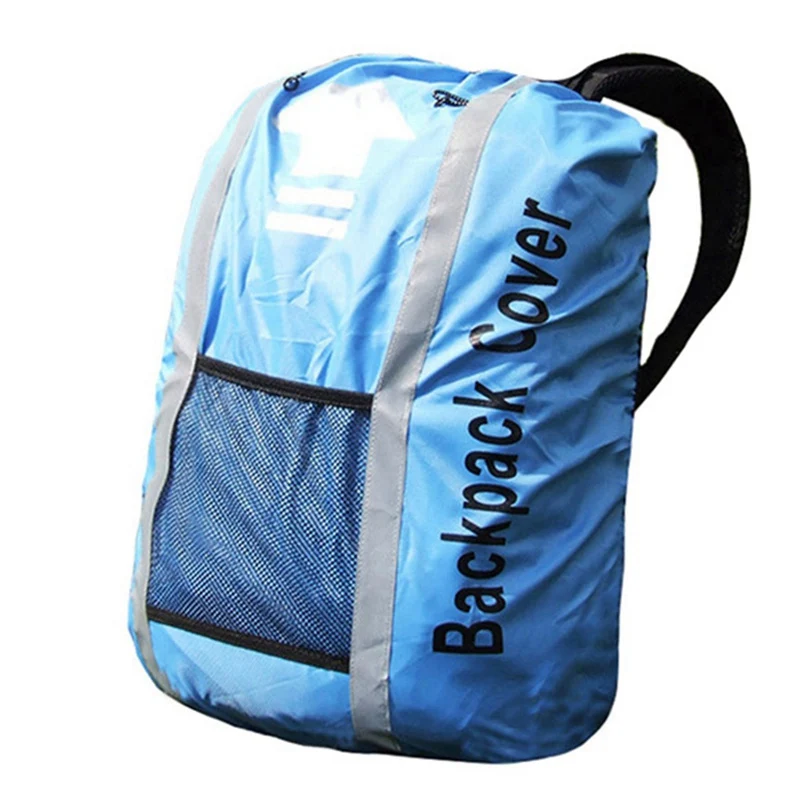 Blue WEST BIKING Водонепроницаемая велосипедная сумка 25-40L велосипедный рюкзак светоотражающий Ciclismo дождевик 40*50 см горные велосипеды сумки дождевик - Цвет: Blue