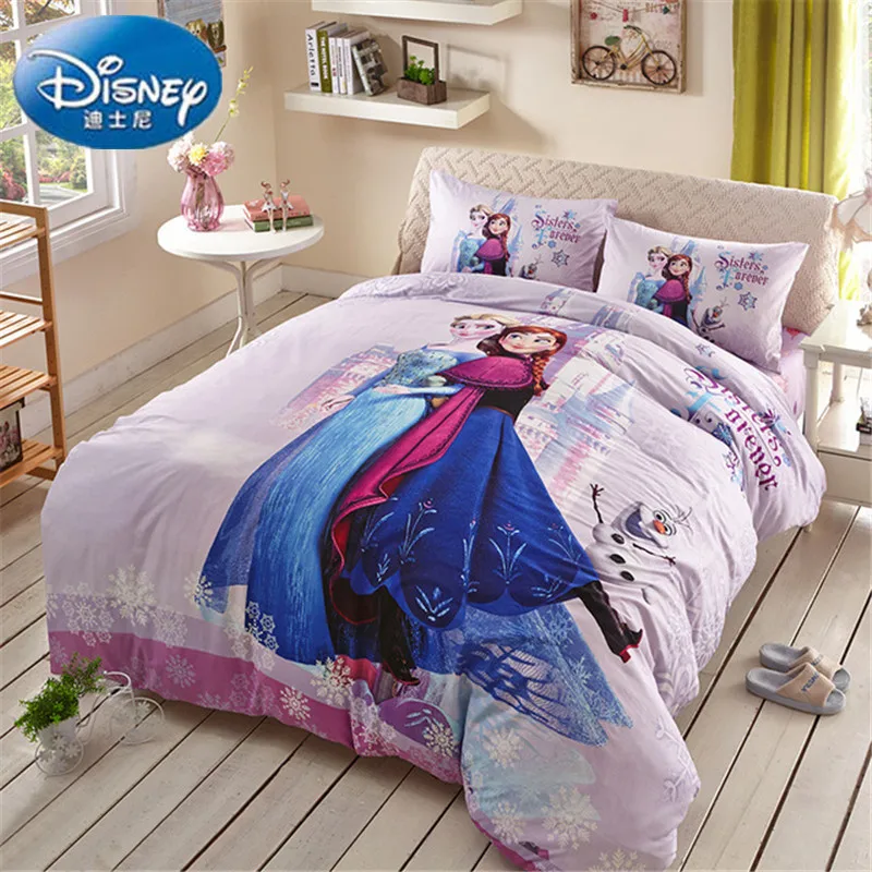 Disney Аутентичные Замороженные постельные принадлежности набор для детей спальни