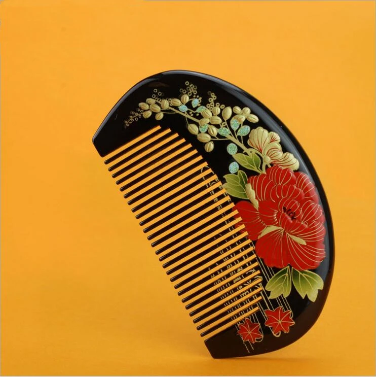 Деревянная расческа ручной работы расчески для волос массажер головы