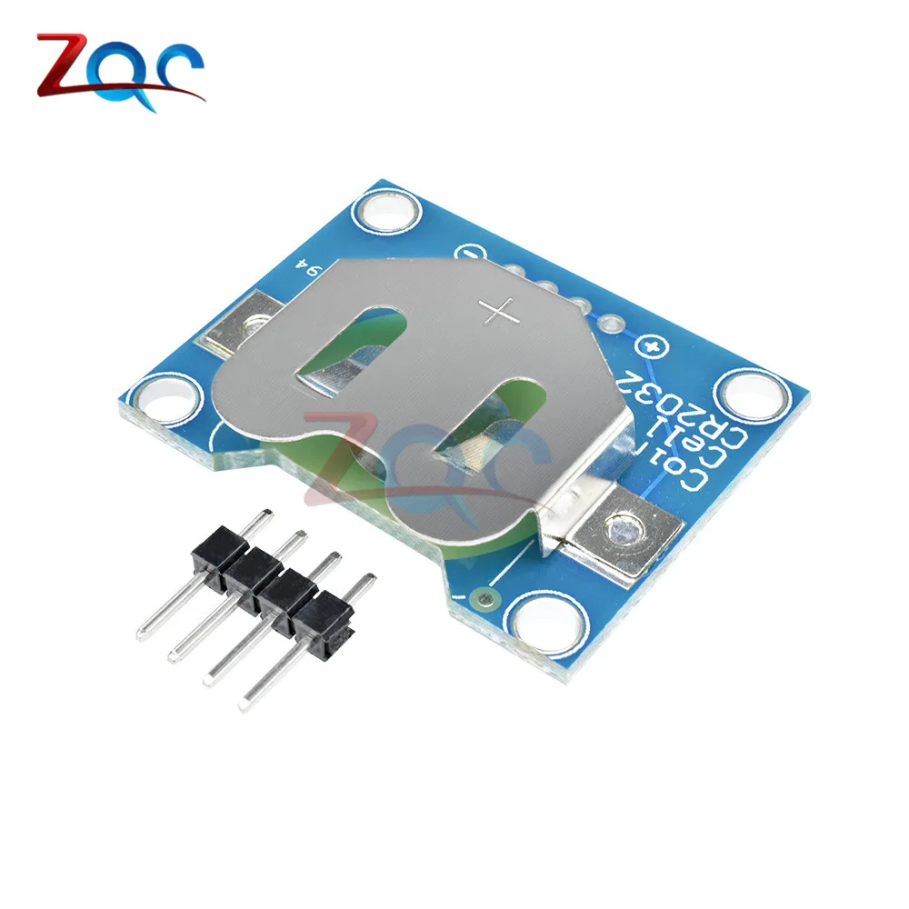 

20mm Coin Cell Breakout Board CR2032 Button Battery Socket Holder Mount Board Small Slide Switch Module for Smart Electronics