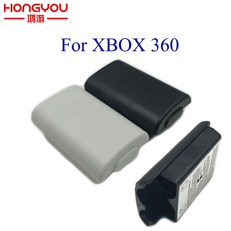 Крышка батарейного отсека для беспроводного контроллера Xbox 360 черная белая 20