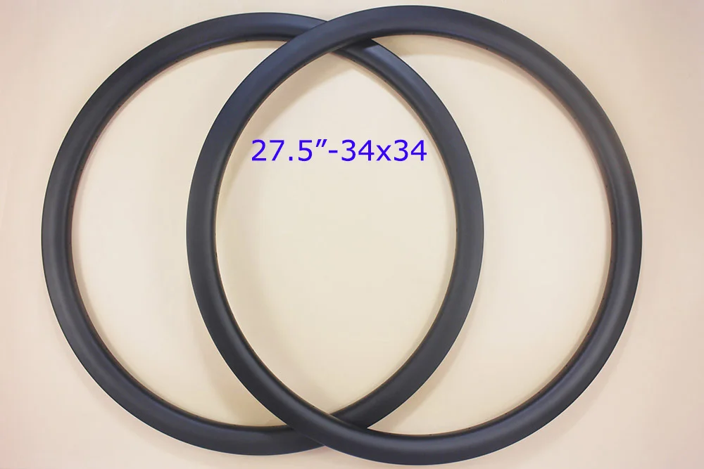Велосипедные диски 27 5er 34x34 из углеродного волокна для AM ENDURO DH clincher бескамерная