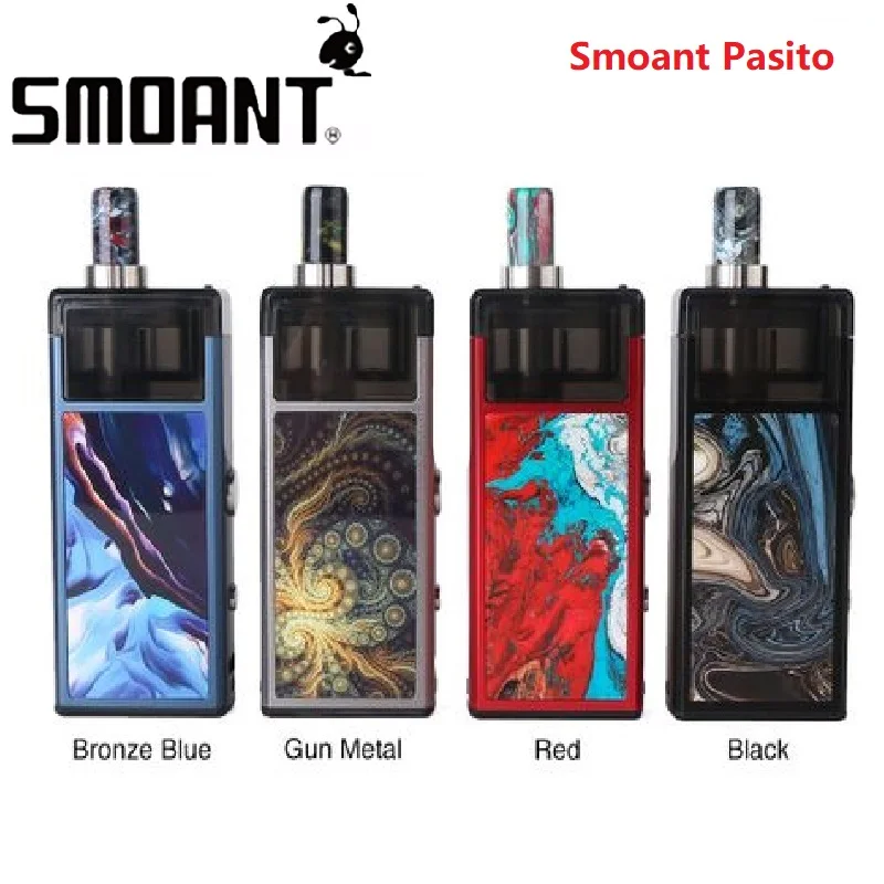 Новейший Smoant Pasito Pod System Vape Kit 1100 мАч аккумулятор и 3 мл емкость электронная