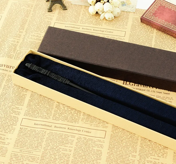 

Iron Core New Quality Deluxe COS HP Severus Snape Magic Wand Magical Wands with Gift Box Packing Free Train Ticket