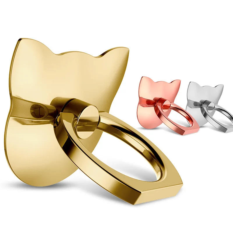 Горячая Распродажа кольцо держатель с гальваническим покрытием в форме головы