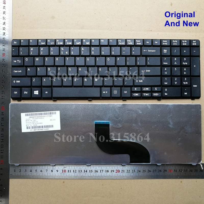 Клавиатура для ноутбука ACER новая клавиатура E1 531G P253 Q5WPH Travel Mate TM 521 V170330AS1 черная 5 2 1