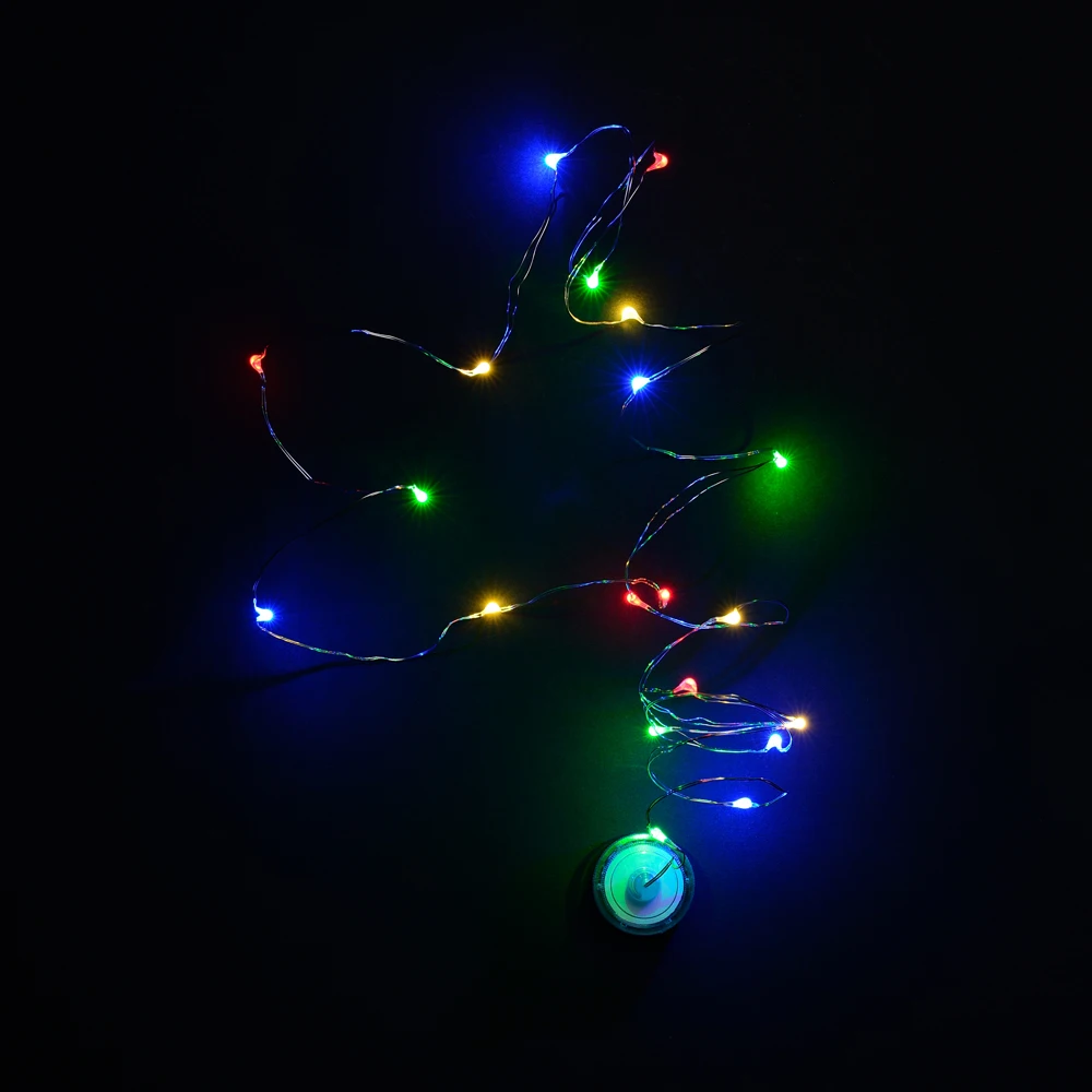 Xmas 2M Led Coper Wire String Lights Battery Fairy Light Bedroom Wedding Party Tree Article Christmas Indoor Decor | Лампы и освещение