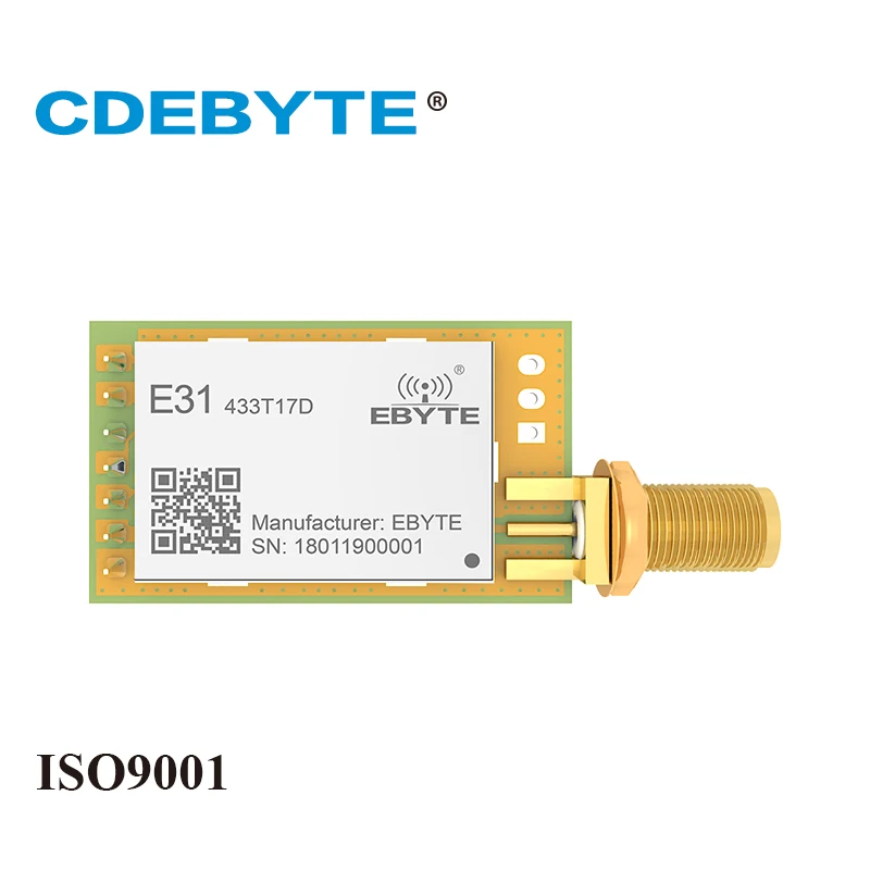 E31-433T17D радиус действия AX5043 433 МГЦ 50 мВт SMA антенна IoT uhf беспроводной приемопередатчик 433 мгц приемник радиочастотный модуль