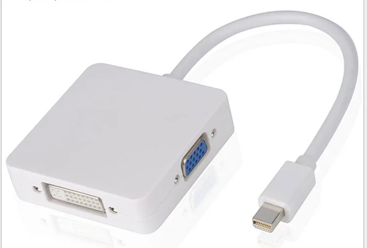 

Mini Display Port Thunderbolt to VGA HDMI DVI Adapter 4 for MacBook Air Mac Surface