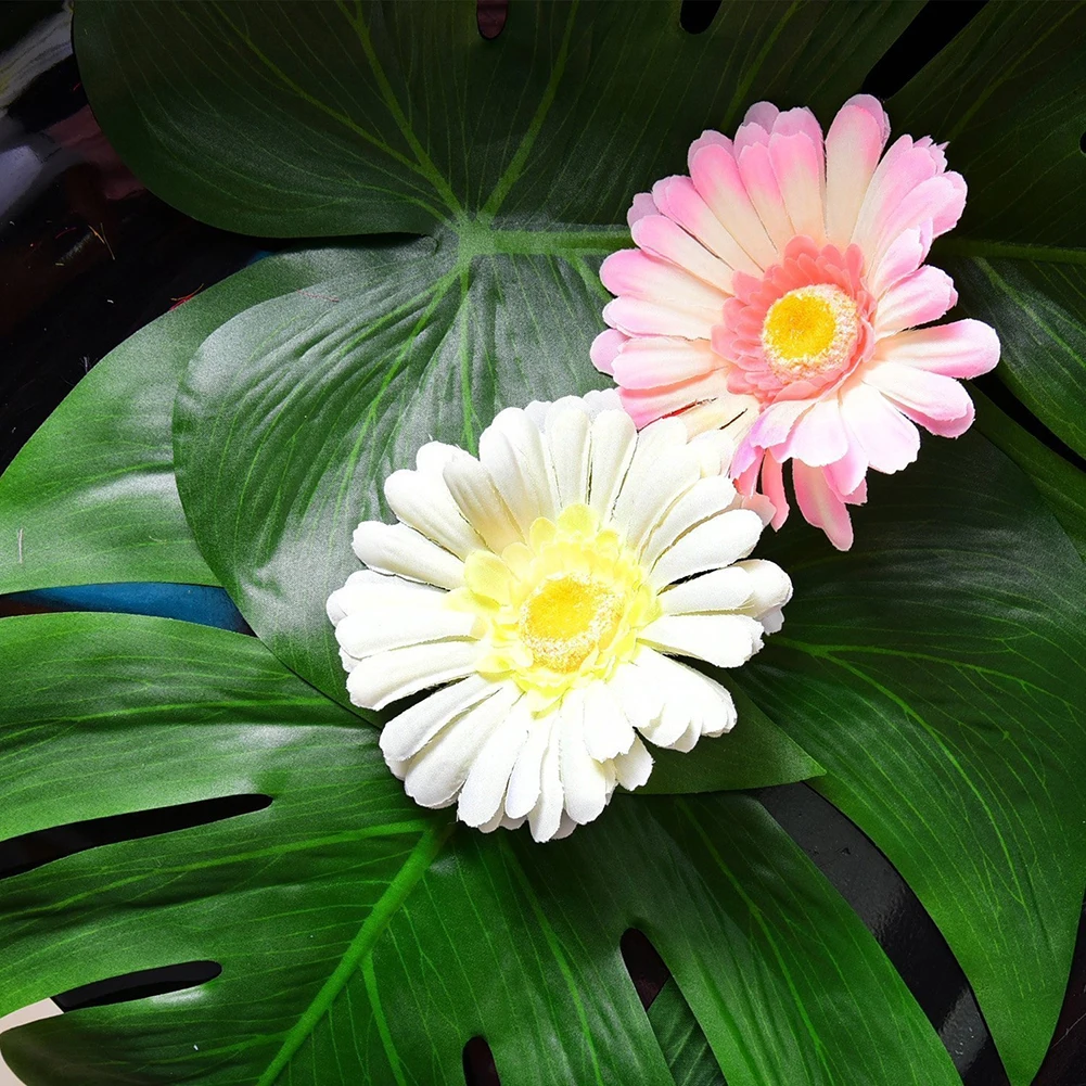 12 шт Искусственные тропические листья Monstera для вечеринки отеля свадебные