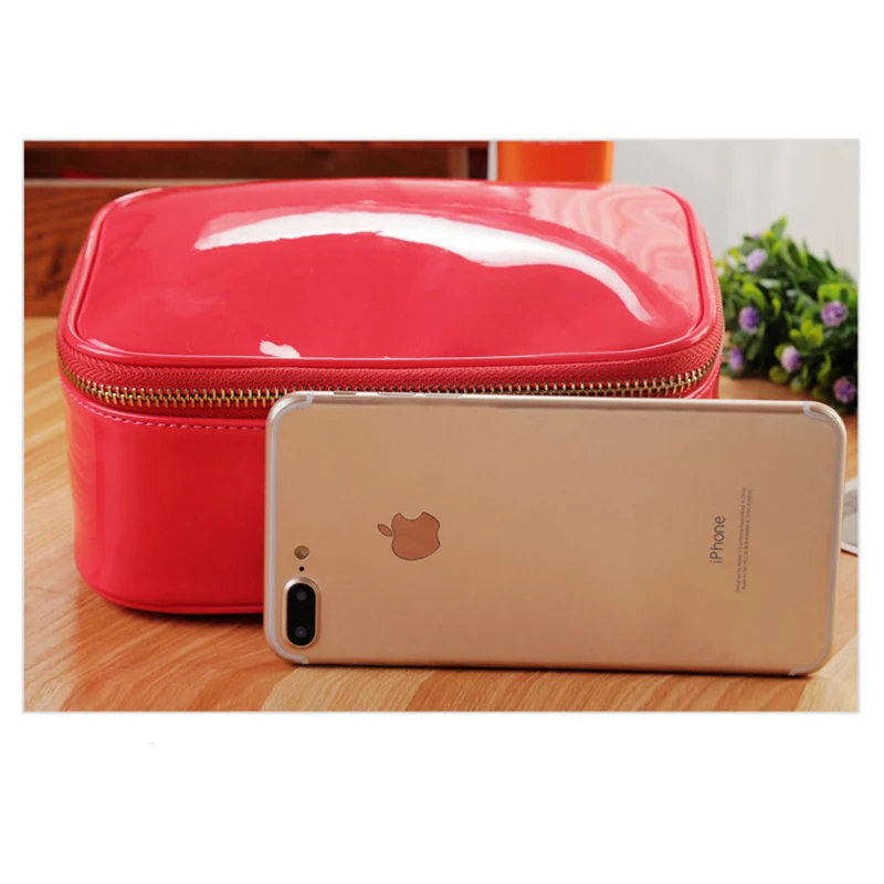 Горячая распродажа женской прозрачной сумки для путешествий Jelly Color Clutch Bag Lady PU Leather хранения вещей, косметической сумки для мытья для женщин A110.