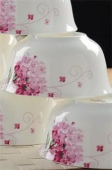40 шт./лот, цветочный мелкий костяной набор посуды из фарфора, керамический пищевой контейнер для хранения, фарфоровые японские блюда для суши, приготовление пищи