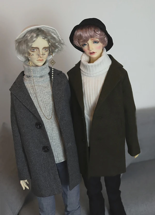 BJD кукольная одежда шерстяное пальто для 1/3 1/4 DD SD MSD SD17 Uncle SSDF Кукольный Аксессуар 4