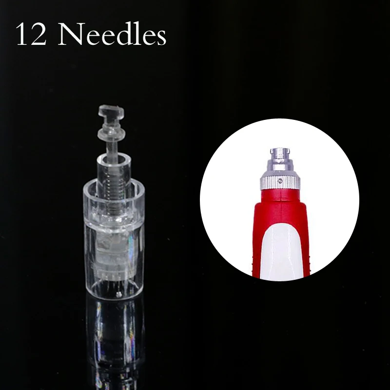 10 шт. 12 булавки иглы Derma pen Bayonet картридж для электрического автомобильного