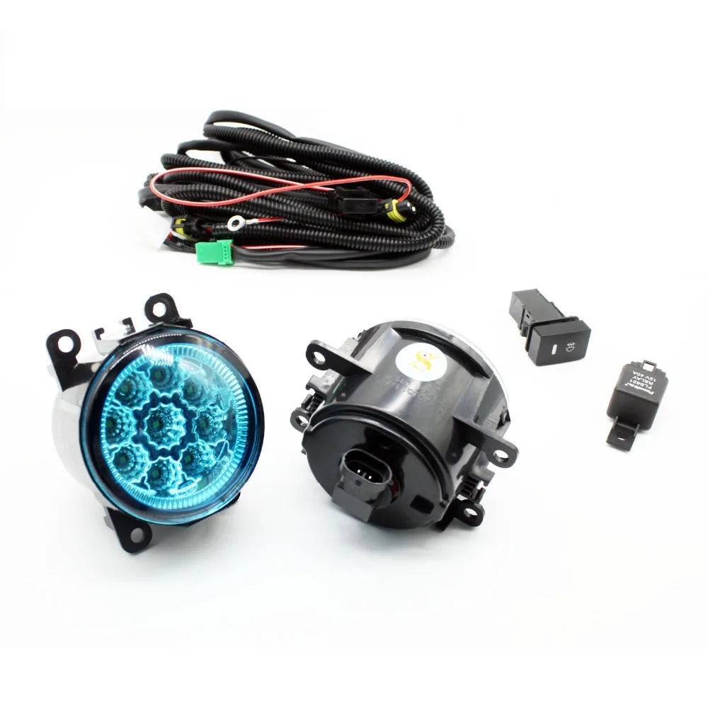 H11 жгут проводов розетки разъем провода переключатель + 2 противотуманных фары DRL