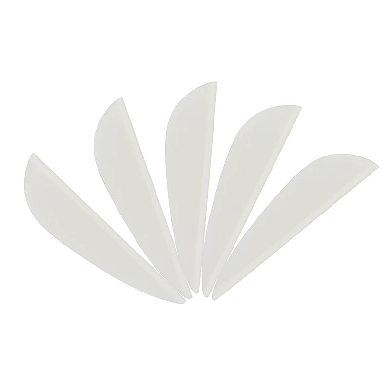 White 100 шт., 1,75 дюймов, для стрельбы из лука, стрела, перо, резиновые лопатки, Флетчинг, стрела, сделай сам, инструменты для стрельбы на открытом воздухе, тренировочные аксессуары - Цвет: White