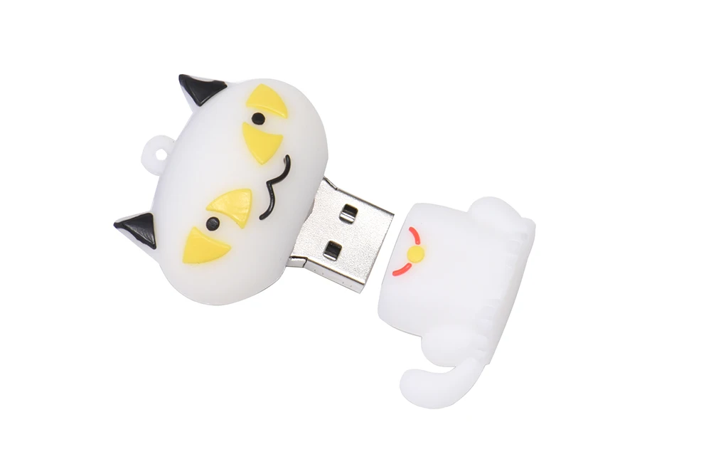 SHANDIAN USB флеш-накопитель Модель кошки флеш-накопитель прекрасная кошка флеш-карта 4 ГБ 8 ГБ 16 ГБ 32 ГБ 64 ГБ Флешка USB флешка полная емкость
