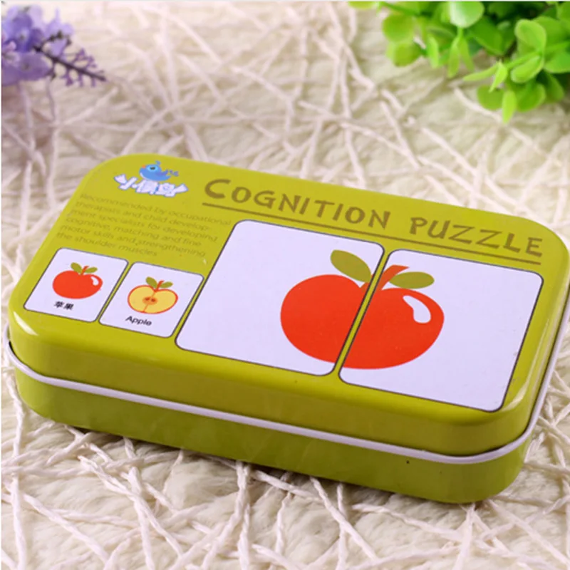2017 Infant Baby Enlightenment Cognitive Early Education Card 0-3 years old Matching Jigsaw Puzzle Literacy Toys | Игрушки и хобби