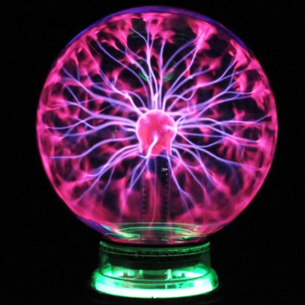 Magic Light Creative Beautiful Strange Plasma Ball 4 Inch Crystal Lightning Sphere Lamp Globe Decor | Лампы и освещение