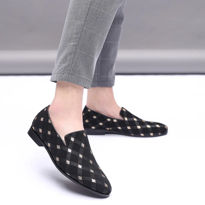 OSCO 2019 New Big Size Men's Loafers Slip on Men Leather Shoes Luxury Casual Fashion Trend Brand Wedding | Обувь