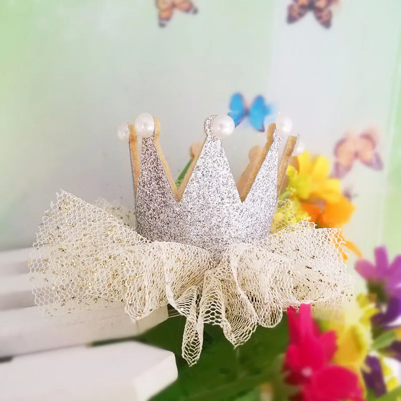 M MISM Новое поступление девушки пряжа аксессуары для волос с жемчугом корона в