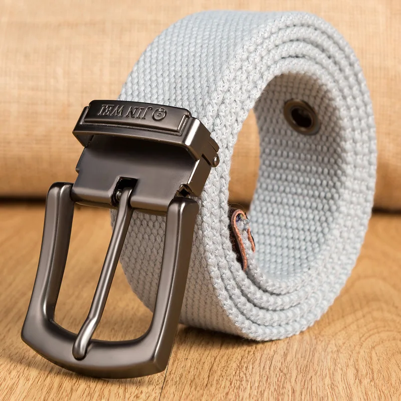 Light gray Большие размеры 100-160 см, настоящие женские Ремни Cintos Femininos Cinto Feminino, мужские холщовые ремни с пряжкой, удлиненный нейлоновый вязаный ремень - Цвет: Light gray