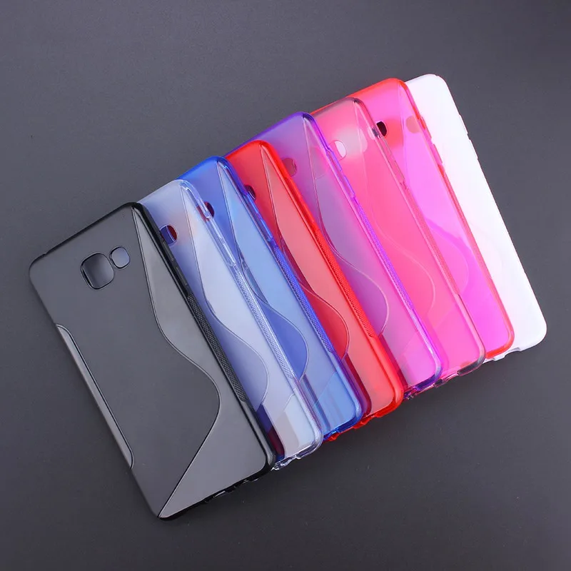 8 цветов нескользящий гелевый ТПУ мягкий чехол на заднюю панель для samsung Galaxy A5 2016
