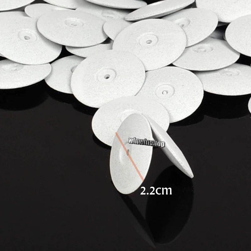 50pcs Dental Lab Polishing Wheels Burs Silicone Polishers Disk Gray Coarse