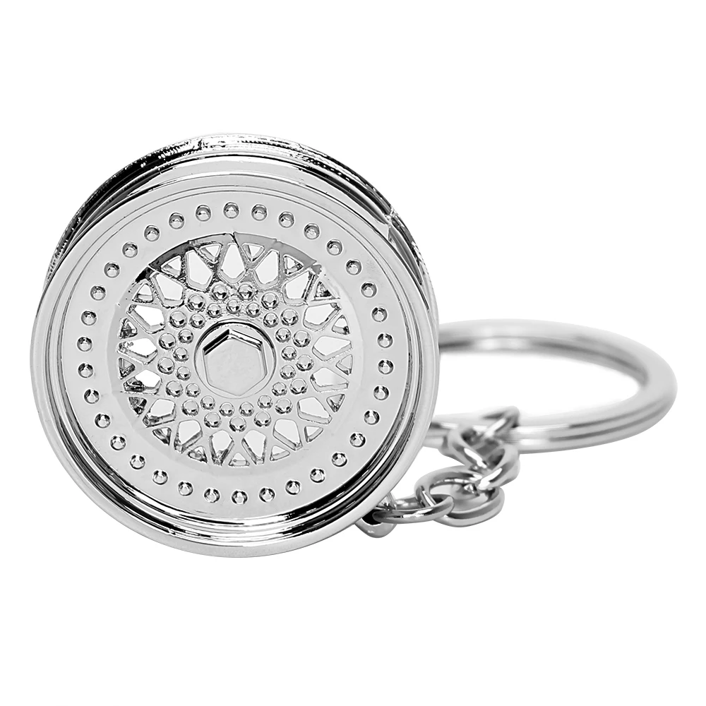 Модный брелок для ключей 3D миниатюрный колесо модель BBS популярный креативный