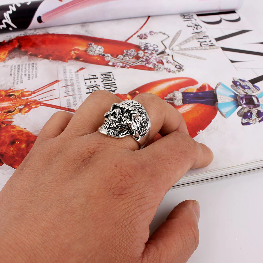 Модные большие 5 шт Случайные Стили античное серебро/золото/черный Мужской