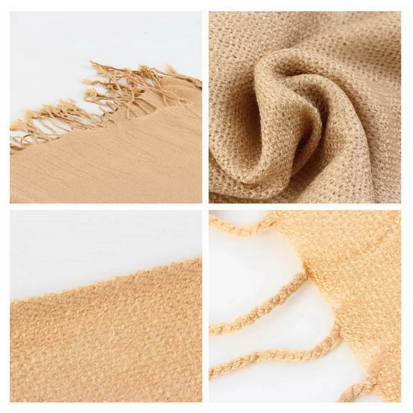 

Fashion Girl Lady Soft Long Scarf Pashmina Wrap Shawl Scarves cashmere Wrap 170 x 73 cm 2016 Hot Sale