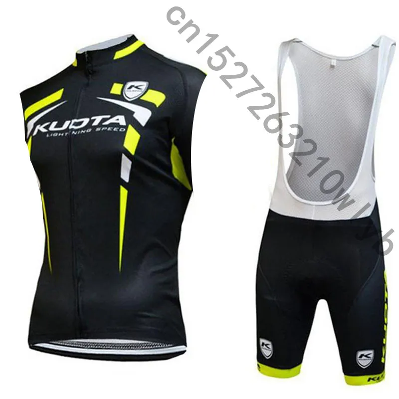Kuota Ropa Ciclismo Велоспорт Трикотажный жилет набор без рукавов для мужчин MTB Велоспорт Джерси Pro Team велосипедные шорты Одежда для велоспорта