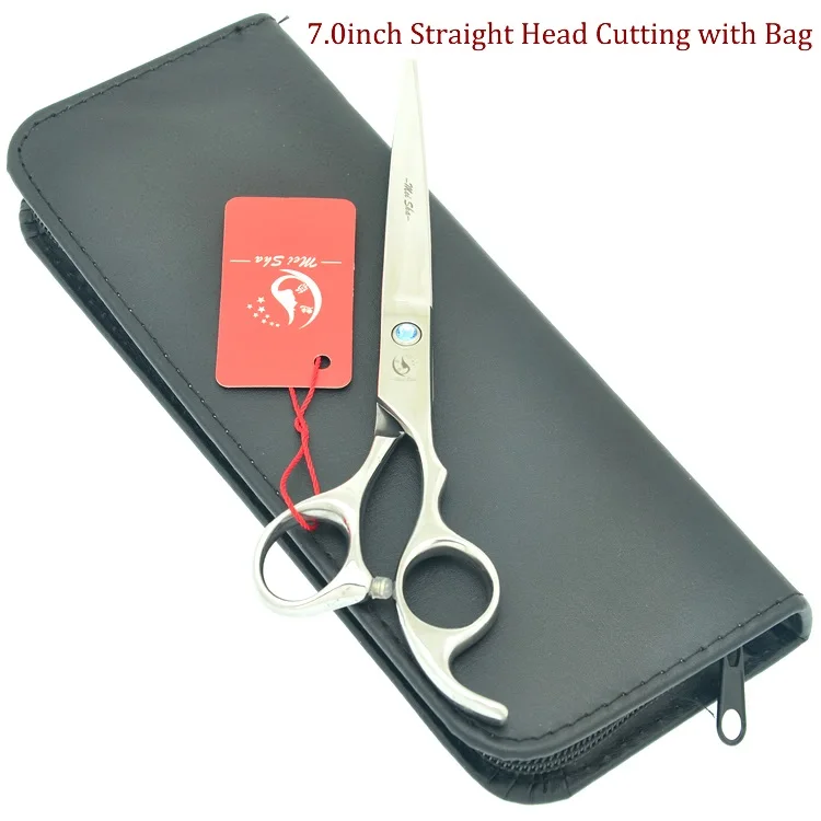 HB0085 with Bag Meisha 7 дюймов набор ножниц для стрижки домашних животных для ухода за собакой инструменты для стрижки волос Набор Прямые изогнутые филировочные ножницы машинки для стрижки собак HB0214 - Цвет: HB0085 with Bag